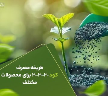 طریقه مصرف کود سه بیست برای محصولات مختلف