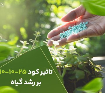تاثیرکود 101025بررشدگیاه