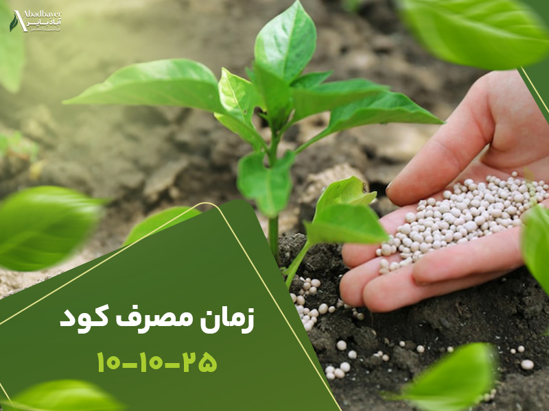 زمان مصرف کود 101025