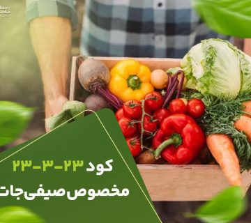 کود 23323 مخصوص صیفی جات