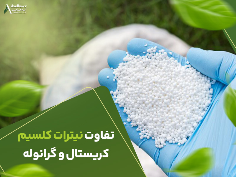 تفاوت نیترات کریستال گرانوله