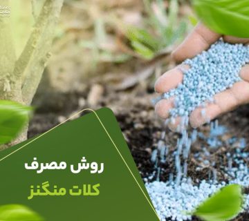 روش مصرف کلات منگنز