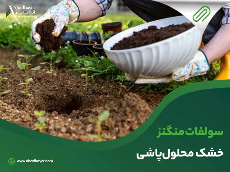 سولفات منگنز خشک محلول پاشی