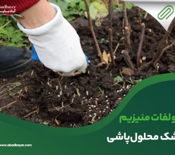 سولفات منیزیم خشک محلول پاشی