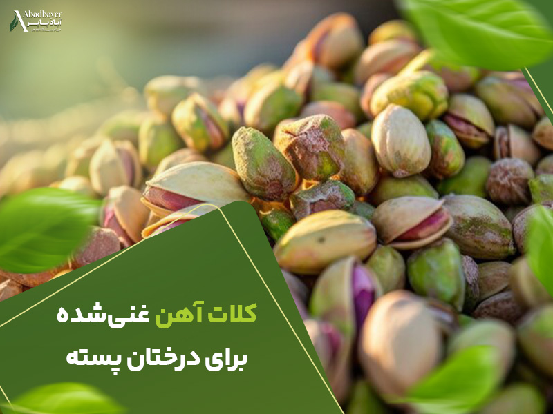 کلات اهن غنی شده برای درختان پسته