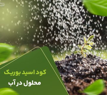 کوداسیدبوریک محلول در اب